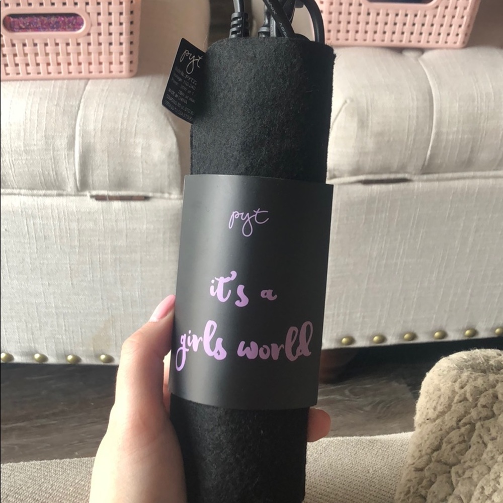 PYT mini hair straightener.
